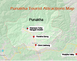 Punakha Maps