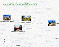 Kathmandu Travel Maps - Tourist Map Guide In Kathmandu